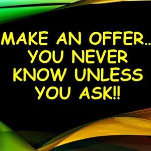 All Offers Are Considered... Save when your bundle 2 or more items!!